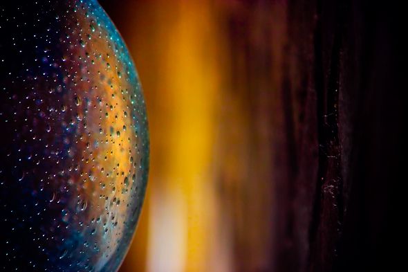 Glass globe, wall Glass globe, wall